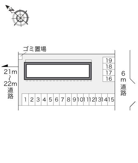 エスポワール(10864)の駐車配置図