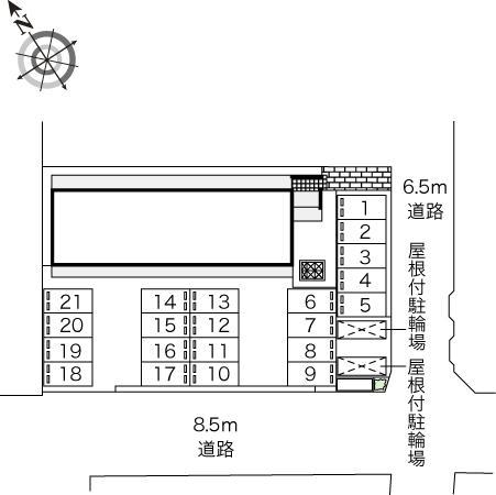 Ｄ(45522)の駐車配置図