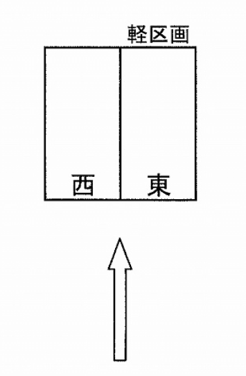 パーク室津町の駐車配置図