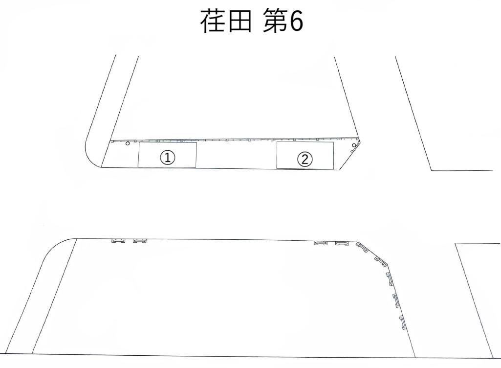 【TD】荏田第6駐車場の駐車配置図