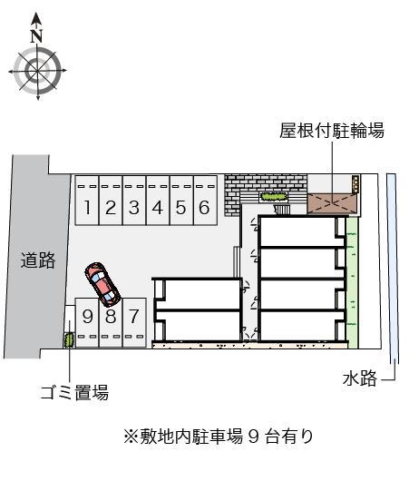 クレイノ雄の浦(56131)の駐車配置図