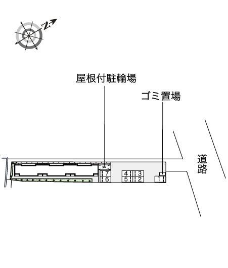 パークヴェルブィル(54222)の駐車配置図