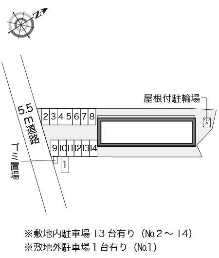 ゆきひょう(22087)の駐車配置図