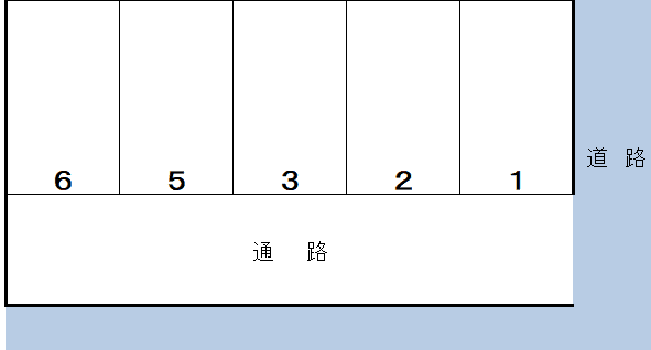萩本多米　駐車場の駐車配置図