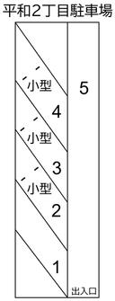 平和2丁目駐車場の駐車場