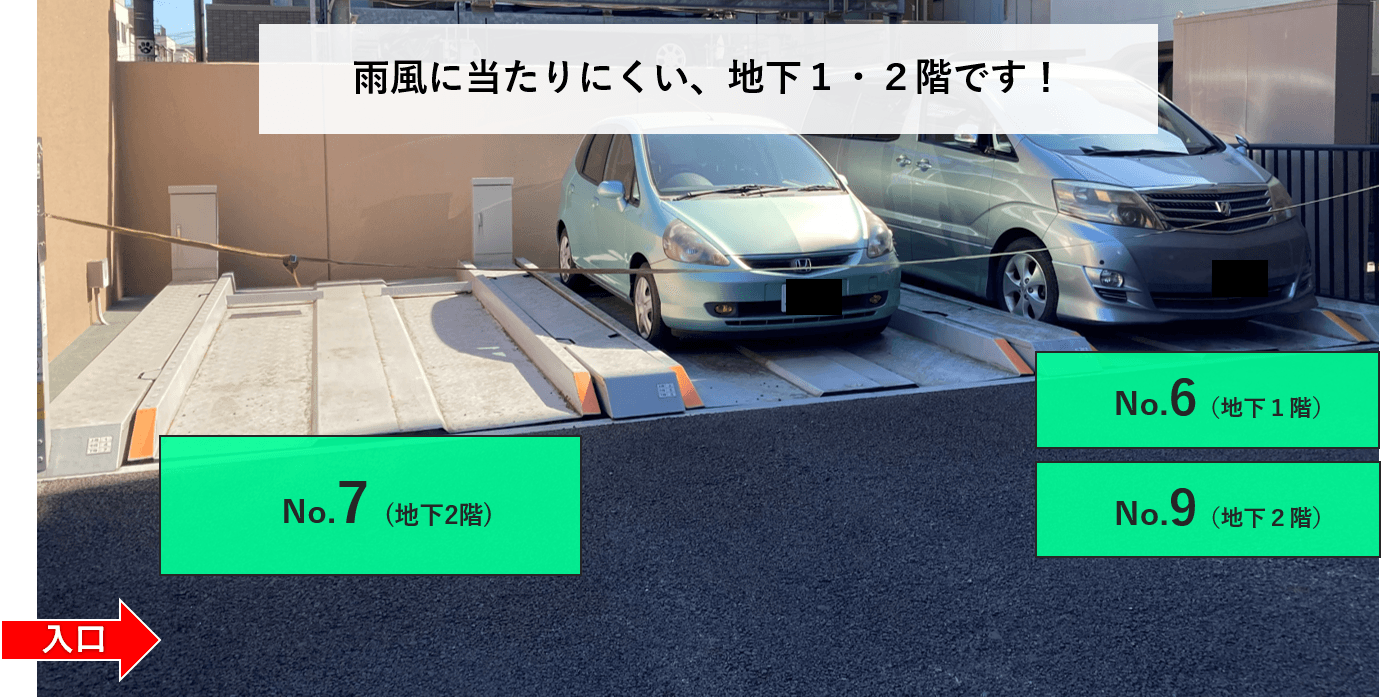 千鳥１丁目駐車場の外観・駐車場イメージ2枚目