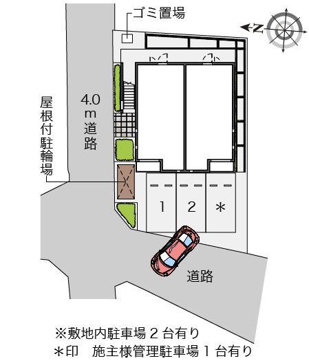 ミランダサンドエル　Ⅱ(57287)の駐車配置図