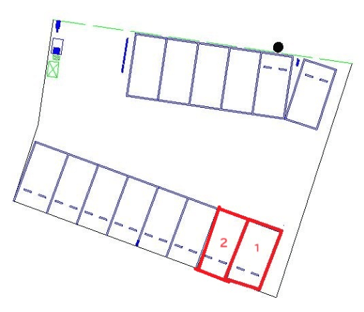 小山駅前第４の駐車配置図