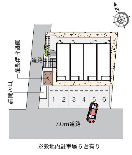 クレイノ熊切(57729)の駐車配置図