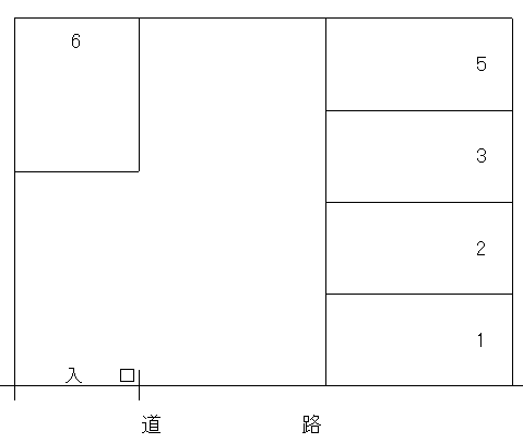 宮田駐車場の駐車配置図