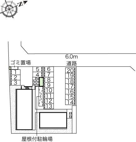 ｓｅｉｒｉｎⅢ(41603)の駐車配置図