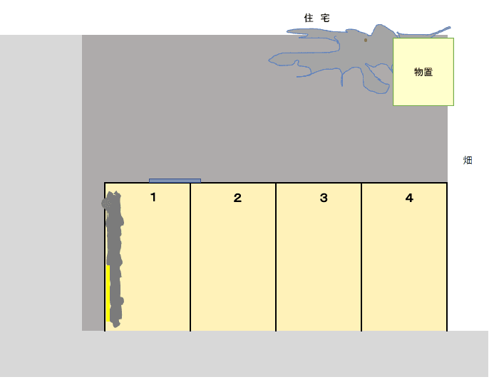 発寒３－２駐車場の駐車配置図