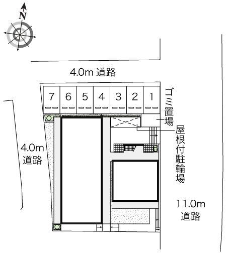 Ｃａｌｍ片倉(47810)の駐車配置図
