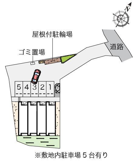 クエスタ(54337)の駐車配置図