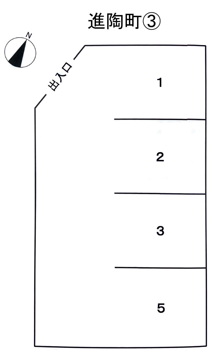 進陶町③の駐車配置図
