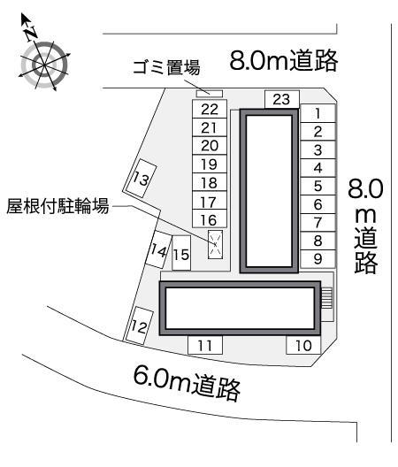 アザレア(27220)の駐車配置図