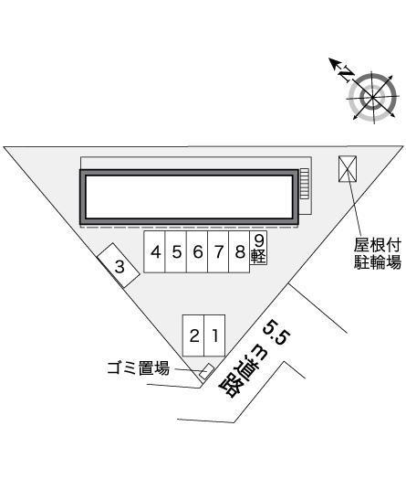 ぎぷふぇるⅡ(39570)の駐車配置図