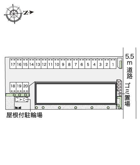 ア　ベ　ル(44522)の駐車配置図