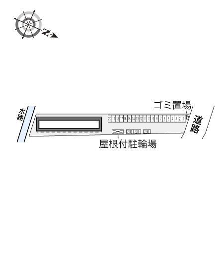 篠山(34559)の駐車配置図