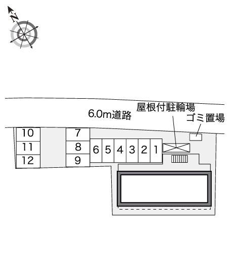 豊郷ハーベスト(40526)の駐車配置図