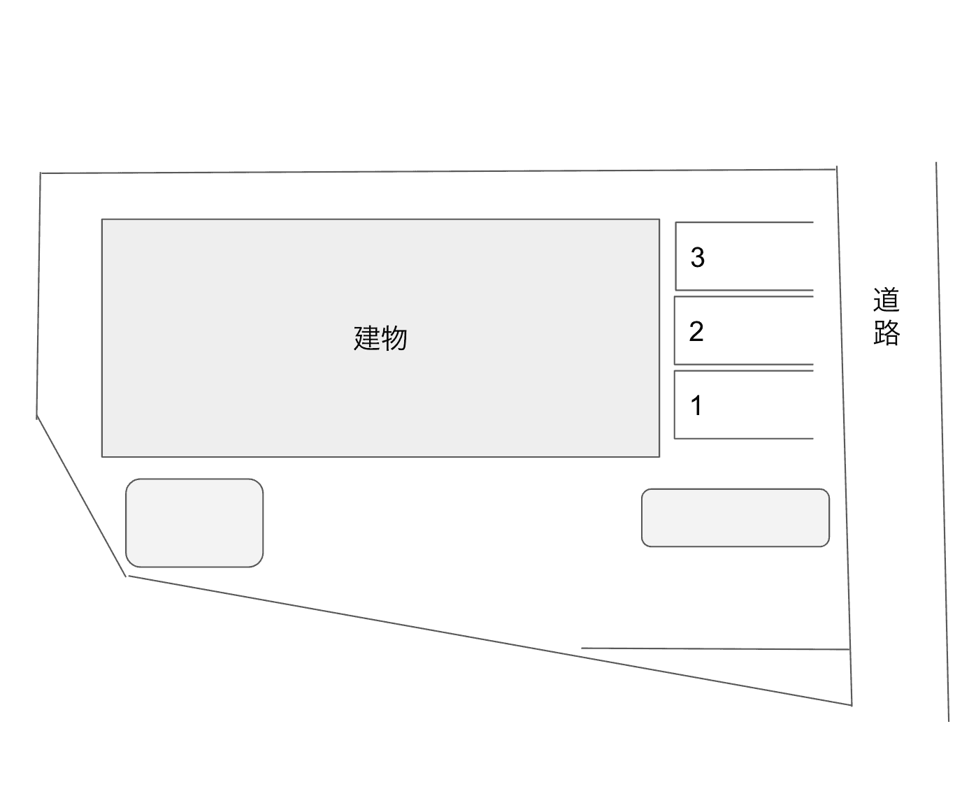 パセオⅠの駐車配置図