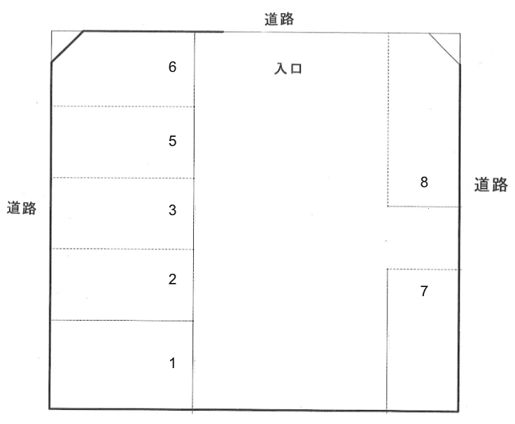 81.味方月極駐車場の駐車配置図