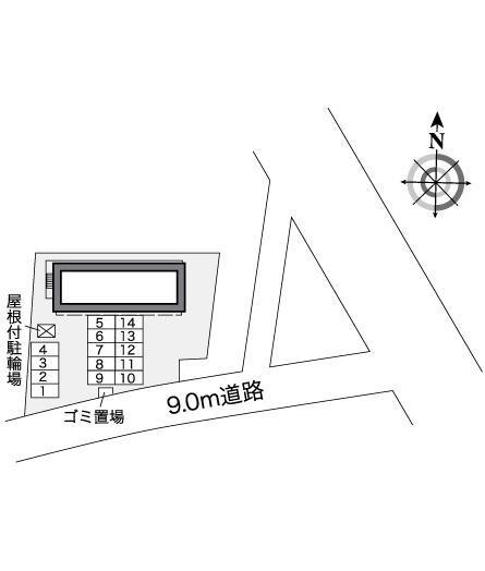 アブリー(25538)の駐車配置図