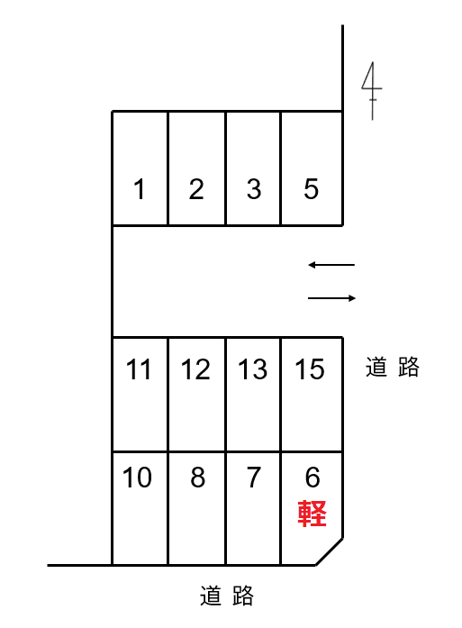 P27の駐車配置図