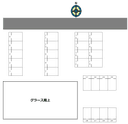 グラース蔵上の駐車場
