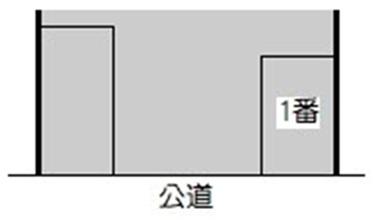 藤崎駐車場の駐車配置図