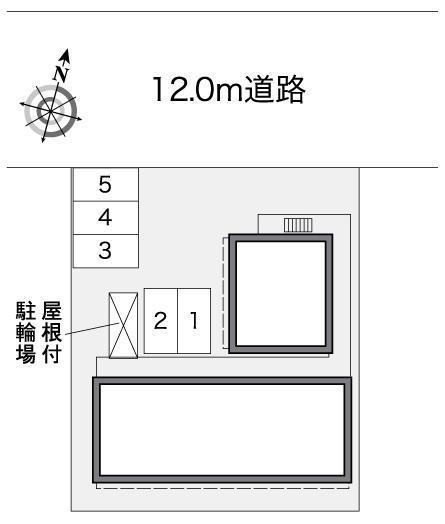 ＷＡＫＡＢＡ(26333)の駐車配置図