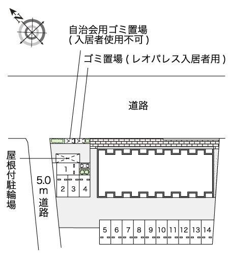 プティットメゾンⅡ(52555)の駐車配置図