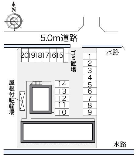 ＨＯＰＥ(24805)の駐車配置図