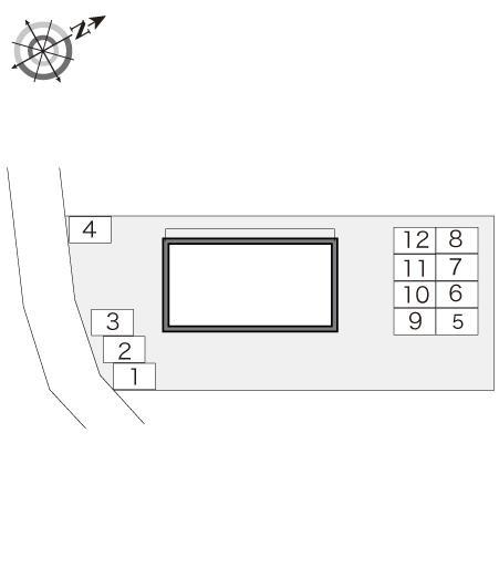 ラーク(11120)の駐車配置図