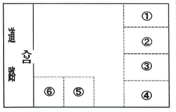 長澤パーキングの駐車配置図