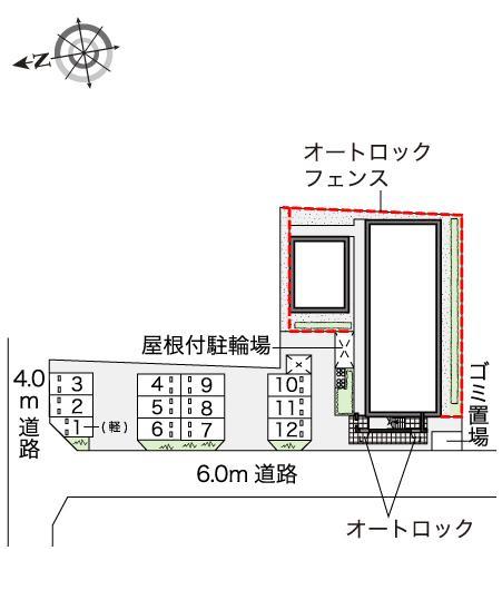 パストラルヴィラ(42503)の駐車配置図
