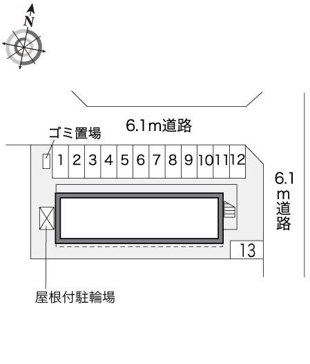 ルミエール(16490)の駐車配置図