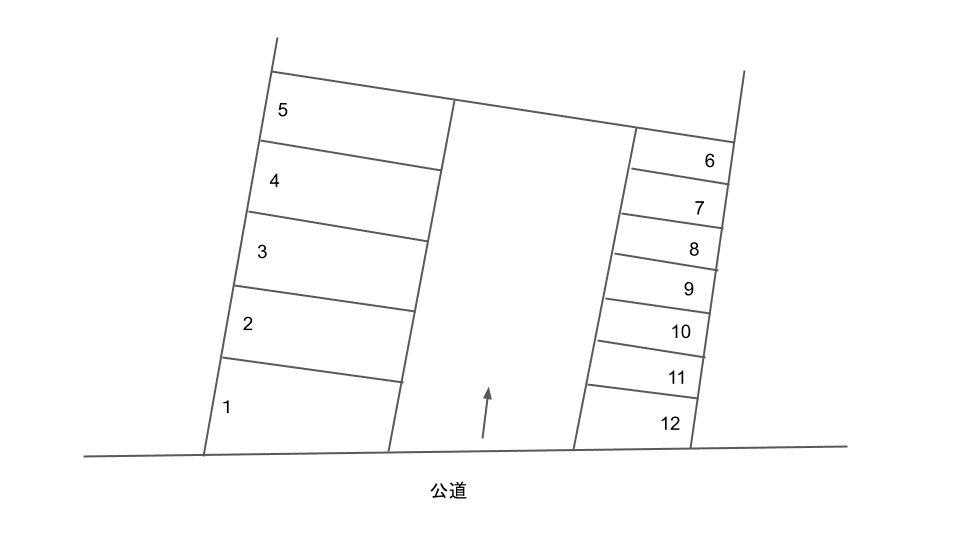 日ノ出18駐車場の駐車配置図