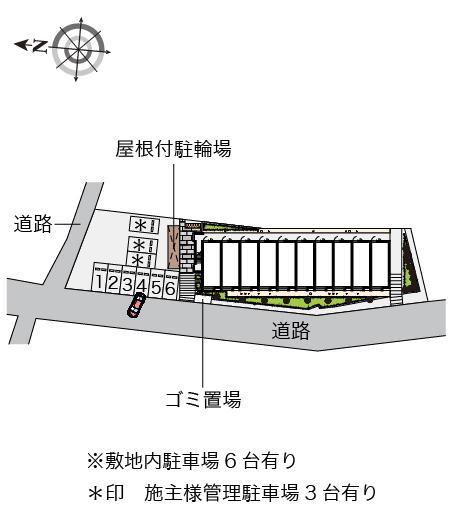 グランドハイツ(52278)の駐車配置図