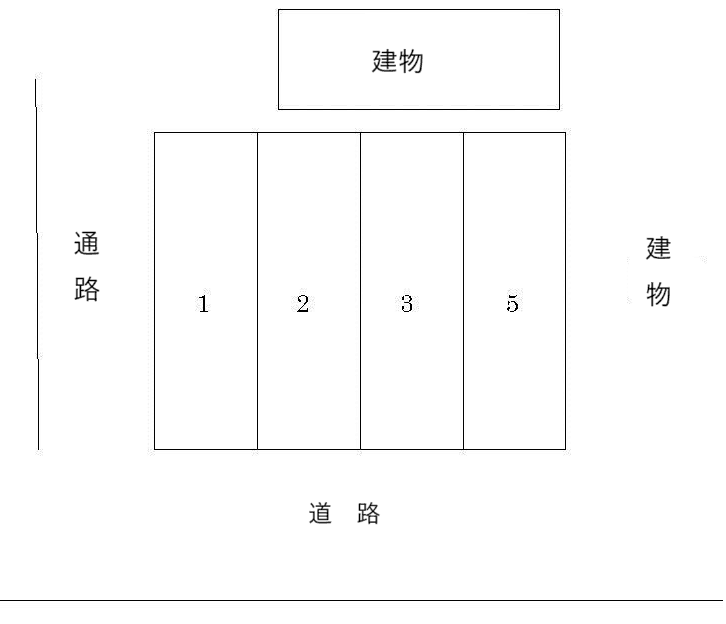 ｵｰﾄ･ｽｸｳｪｱｰ上竜尾の駐車配置図