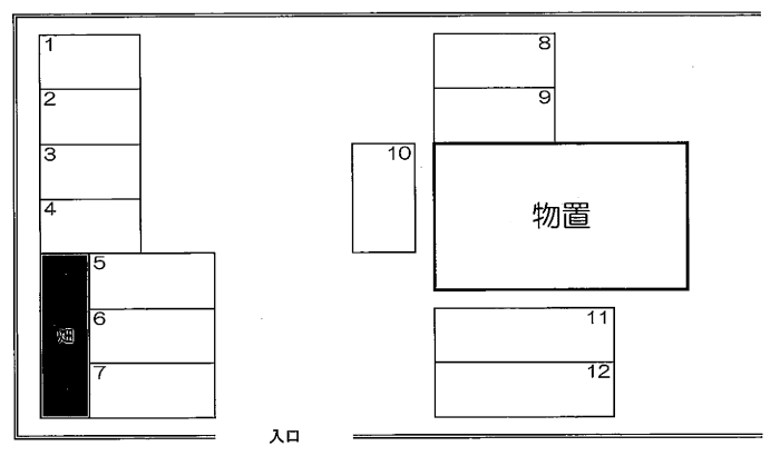 サンライトパーキングの駐車配置図