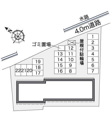 皐月(37459)の駐車配置図