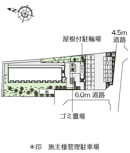 宇多野(53802)の駐車配置図