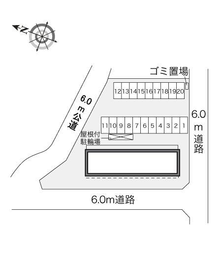 里(28138)の駐車配置図