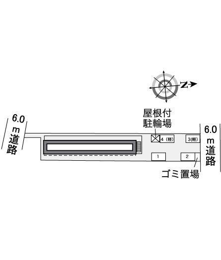ハートフィールド(35156)の駐車配置図
