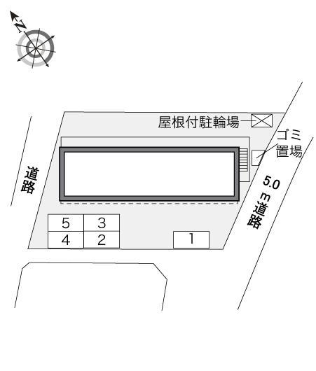 ワールド松戸新田(33597)の駐車配置図