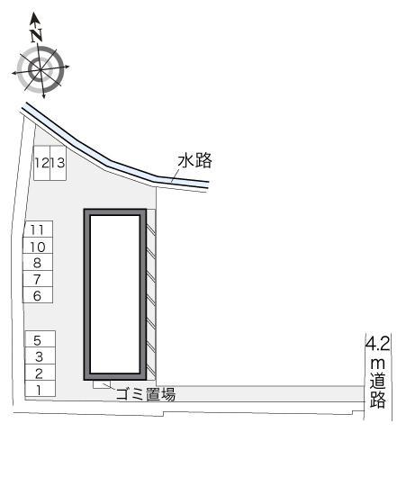 きたじま(20891)の駐車配置図