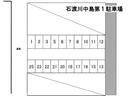 石渡川中島第１駐車場の駐車場