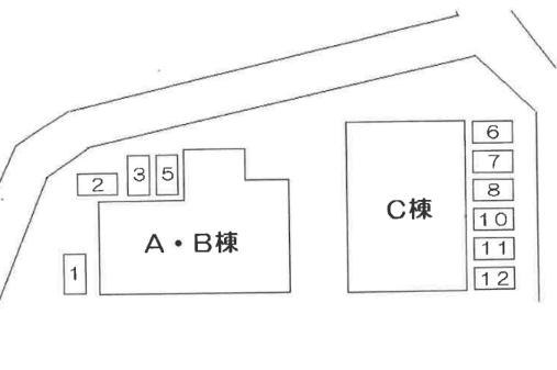 ヴィラ・グレイスの駐車配置図