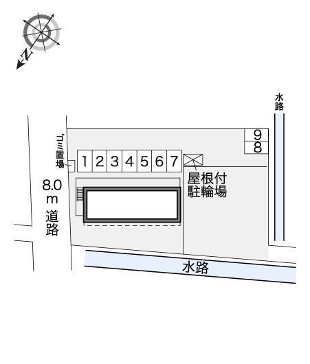 コンフォート７(32298)の駐車配置図